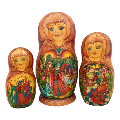 Fairytale stacking dolls 