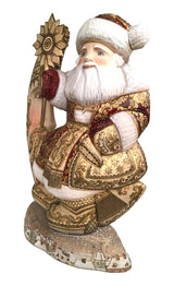 Hand carved wood Father Frost