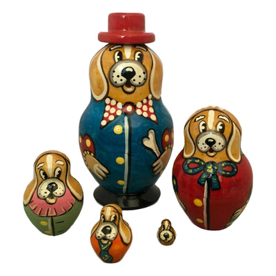 Russian nesting dolls Puppies BuyRussianGifts Store