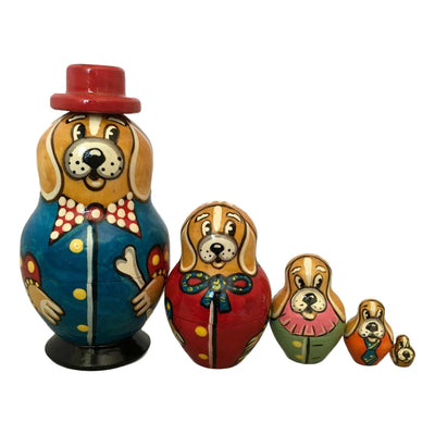 Russian nesting dolls Puppies BuyRussianGifts Store