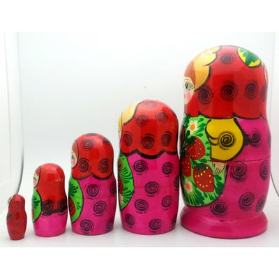 Semenovo Red Matryoshka Doll Set