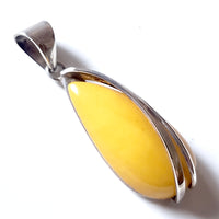 Butterscotch Amber  perfect drop pendant