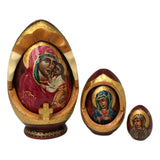 Russian dolls Virgin Mary and baby Jesus