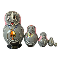 Russian nesting dolls elephant 