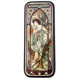 Lacquer Box Evening Contemplation Inspired by Mucha