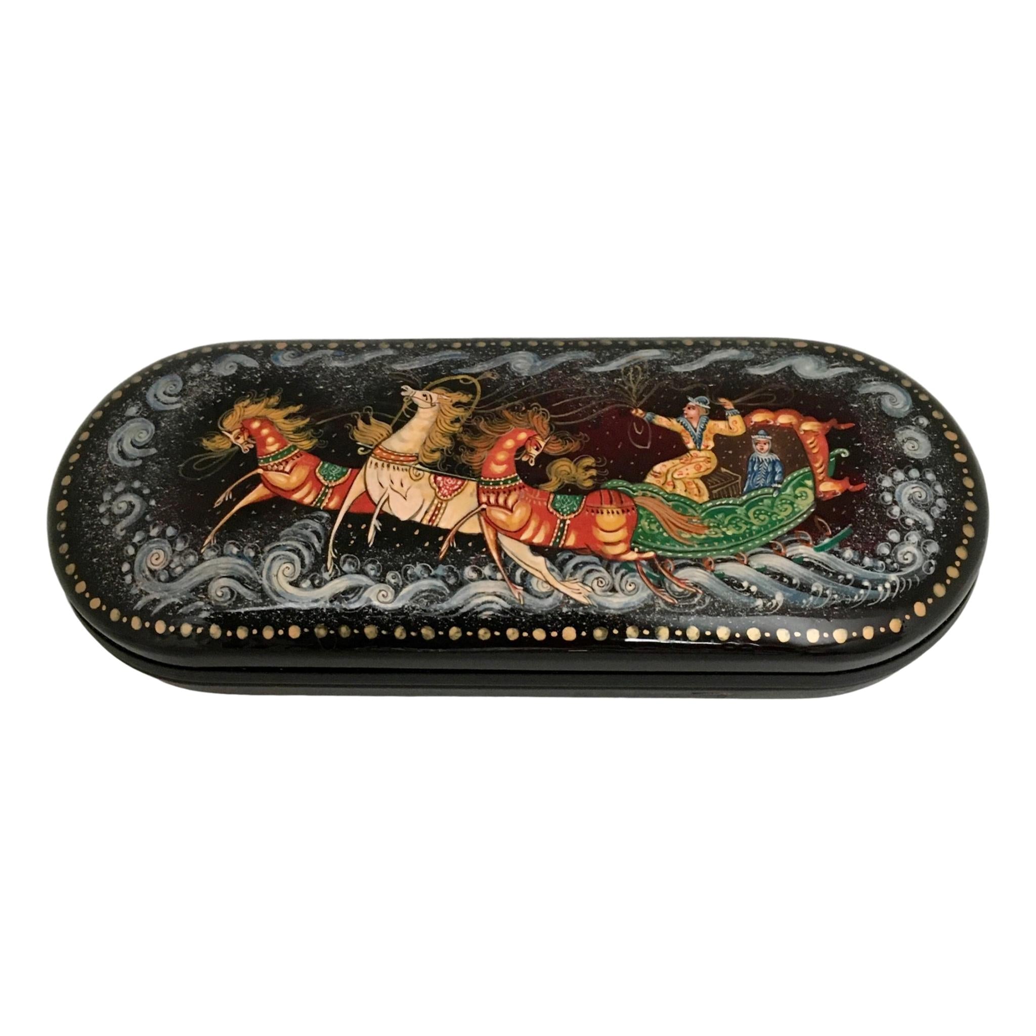Hand Painted Eyeglass Case  Eyeglass case, Tole painting patterns