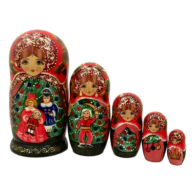 Nutcracker Nesting Dolls Storyteller BuyRussianGifts Store