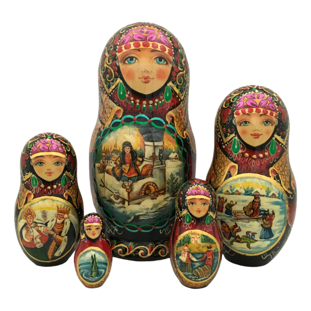 Fairy Tale Russian Nesting Dolls