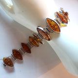 classic honey amber  for large wrist bracelet