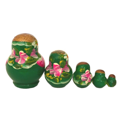 Green Miniature Matryoshka BuyRussianGifts Store