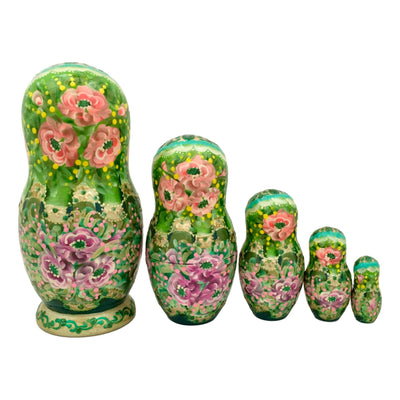 Stacking dolls green 