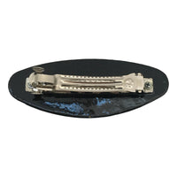 Oval hair barrette