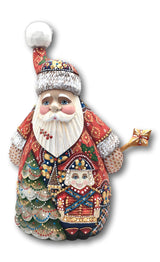 Russian wooden Santa Claus 