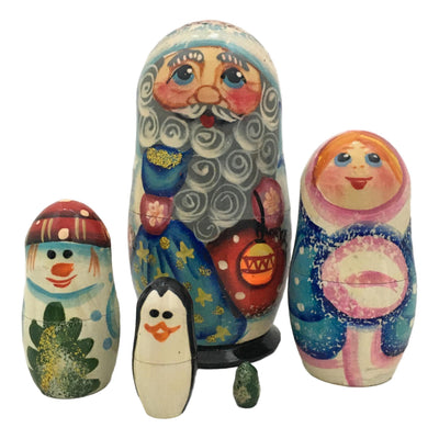 Russian Santa nesting set 