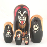 Kiss band stacking dolls