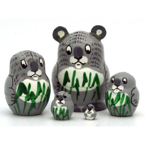 Koala Miniature Nesting Doll Set
