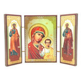 Our Lady of Kazan Russian Orthodox Triptych