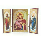 Theotokos Lady of Vladimir or Vladimirskaya Triptych