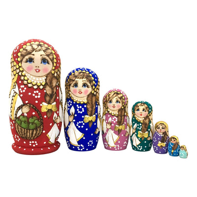 Russian dolls multi color