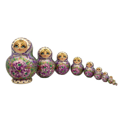 Lavender nesting dolls 