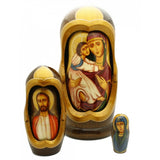 Hand Painted Icon Nesting Doll