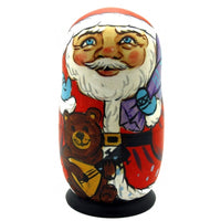 Santa with Friends Nesting Doll Set