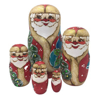 Russian Santa nesting dolls 