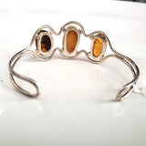 back of amber cuff bracelet