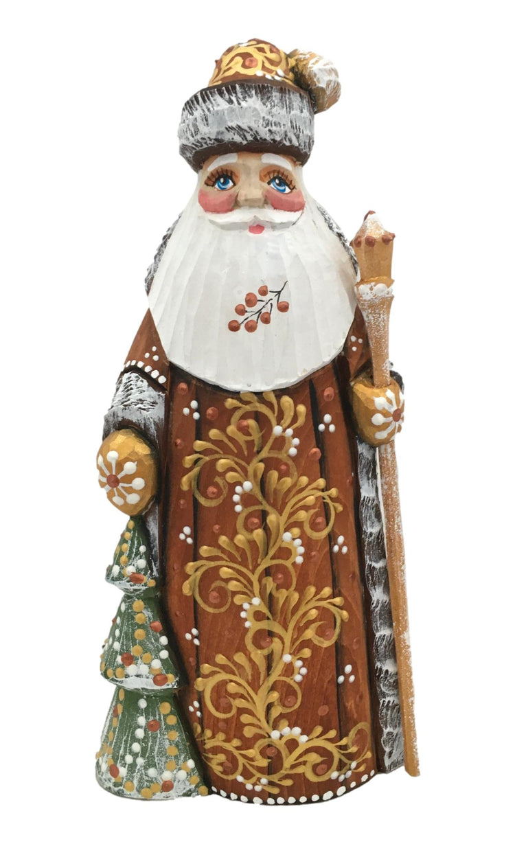 Russian Santa wooden figure