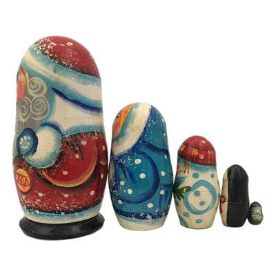 Matryoshka Santa dolls