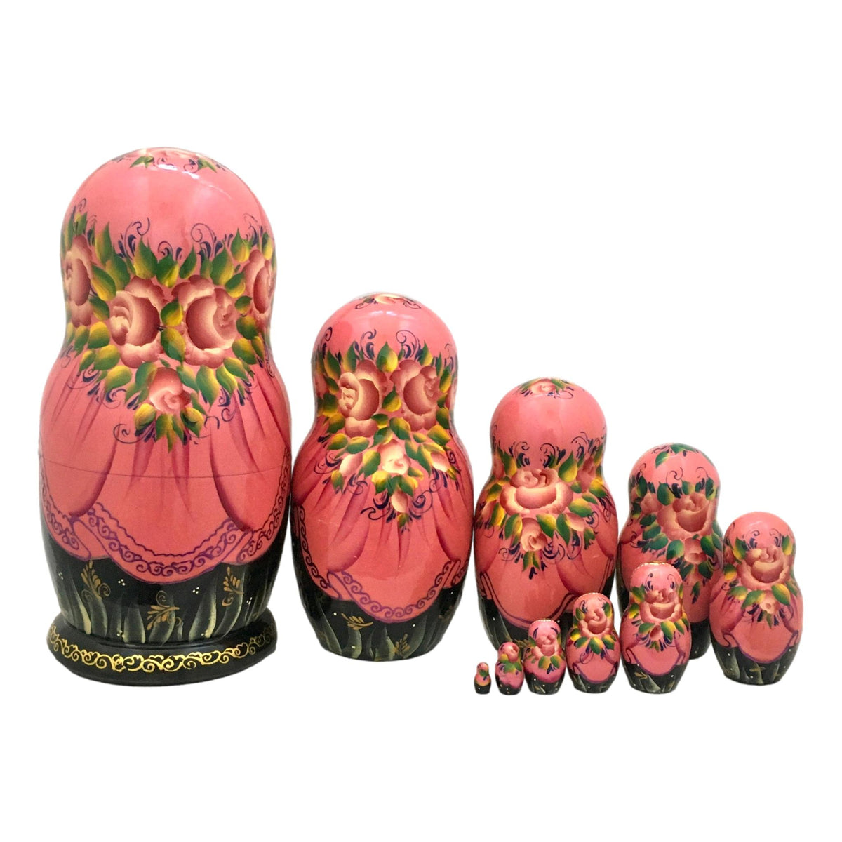 Cinderella Matryoshka. 10 Piece Nesting Dolls. Russian Dolls for Kids