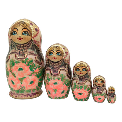 Authentic Russian dolls 5 piece