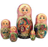 Russian storyteller nesting dolls 