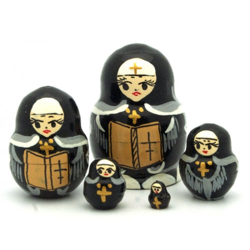Nun Miniature Nesting Doll Set