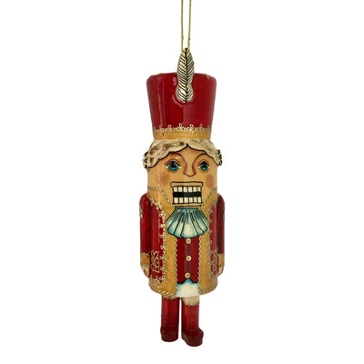 Nutcracker Russian ornament wood