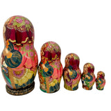 Side of Nutcracker  Nesting doll Collectible Russian doll