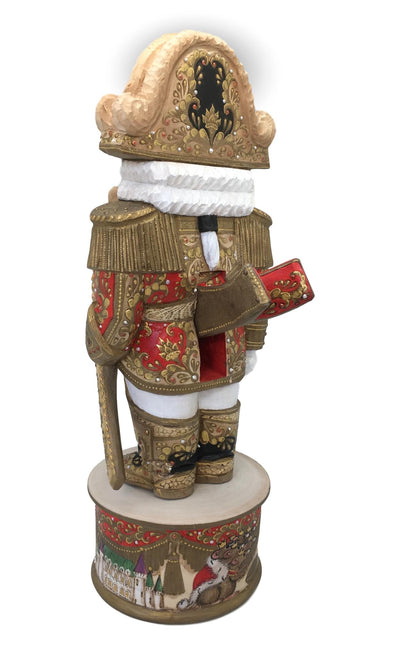 Russian artwork wood carved nutcracker 