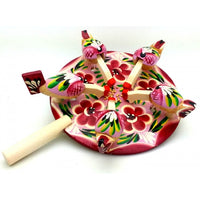 Paddle Toy with Pink Flowers