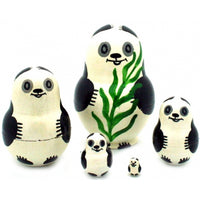 Happy Panda Nesting Doll