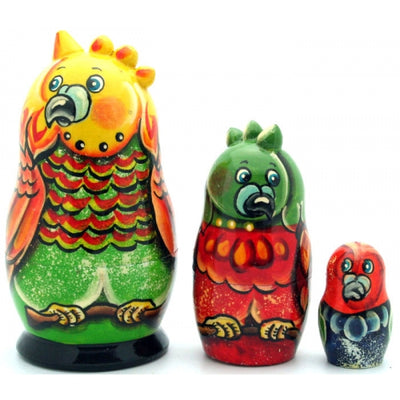 Parrot Nesting Doll Set
