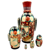 Penguin nesting Russian doll