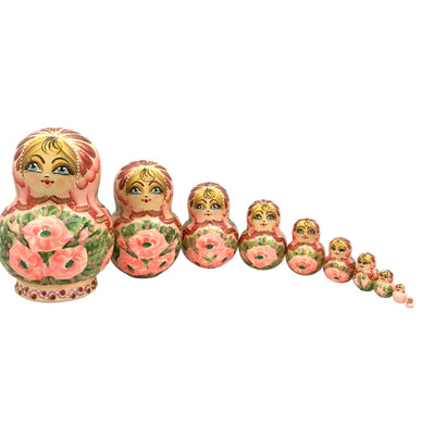 Russian dolls pink