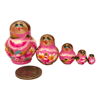 Miniature nesting doll from Russia 
