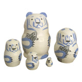 Polar bear nesting dolls 