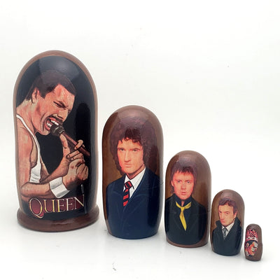 Queen rock band nesting doll set