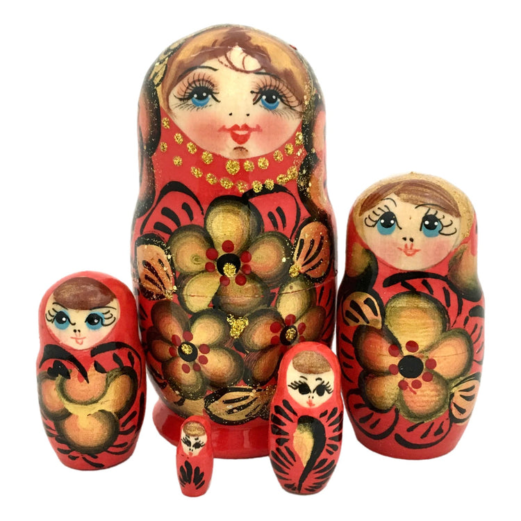 Authentic Russian Nesting Dolls for Russian Matryoshka for Kids