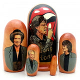 Rolling Stones Matryoshka Set 4"Tall