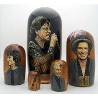 Rolling Stones Nesting Doll 7" Tall