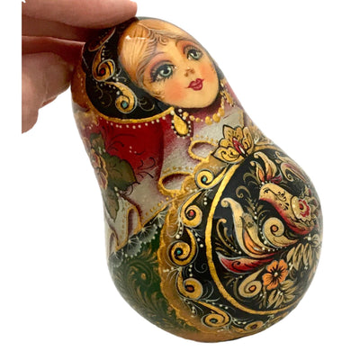 Roly poly Russian folk doll