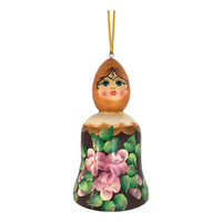 Christmas Bell Wooden Ornament BuyRussianGifts Store